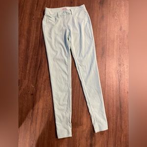 Mint green high waisted skinny leg pants!